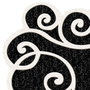 Conceptum Eugene V3 - 4653 - 2 Alfombra de Pasillo Blanco y Negro 80x200 cm